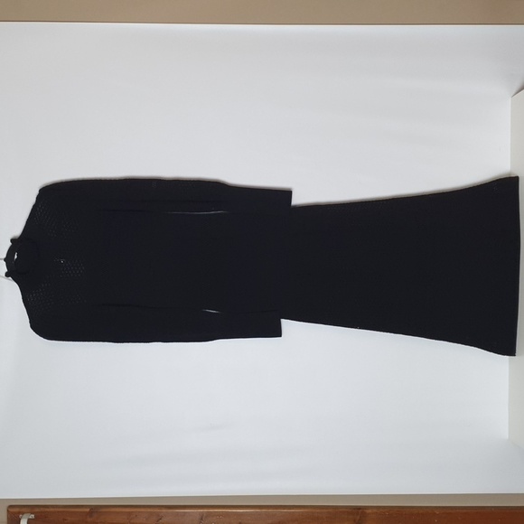 Ralph Lauren Purple Label Lace Cashmere-Silk Blend Puff-Sleeve Cocktail - Picture 7 of 15